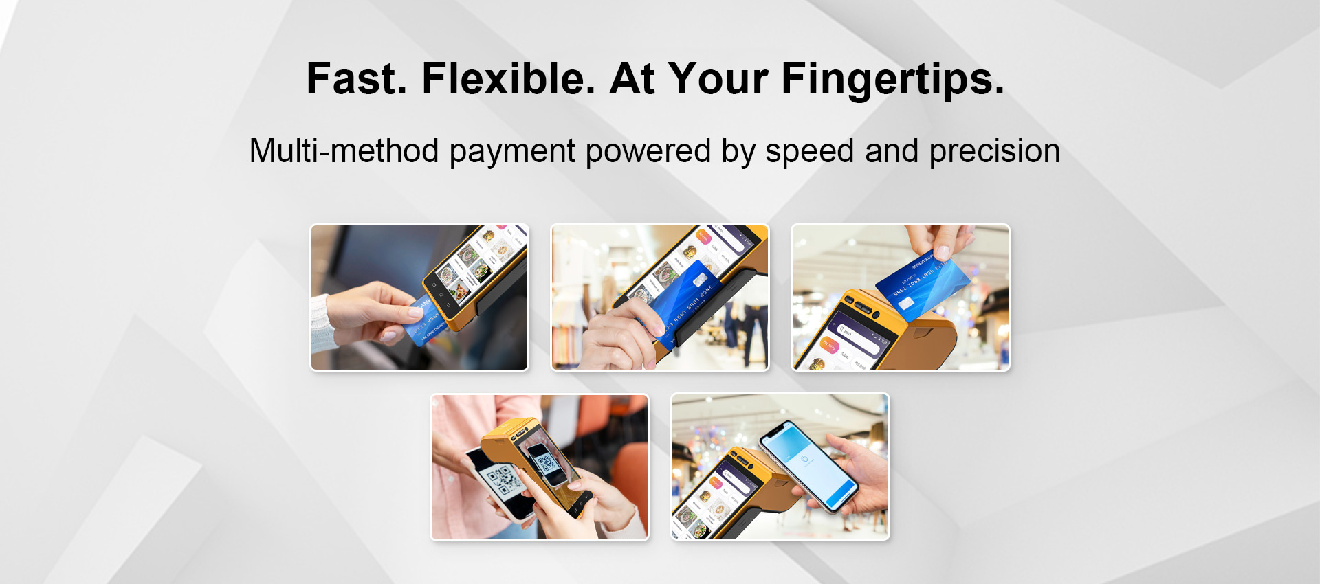 Support Multiple Payment Methods Handheld POS