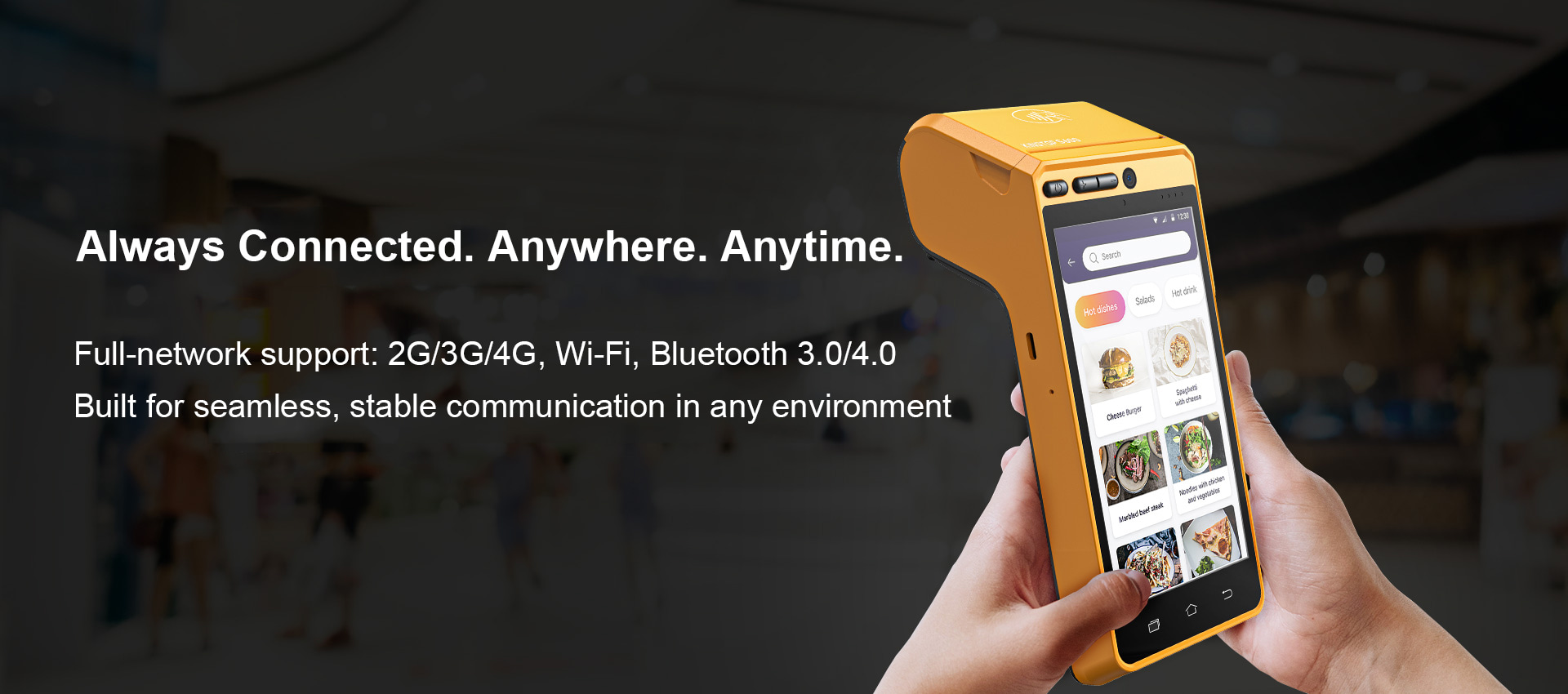 Support Multiple Network Handheld POS