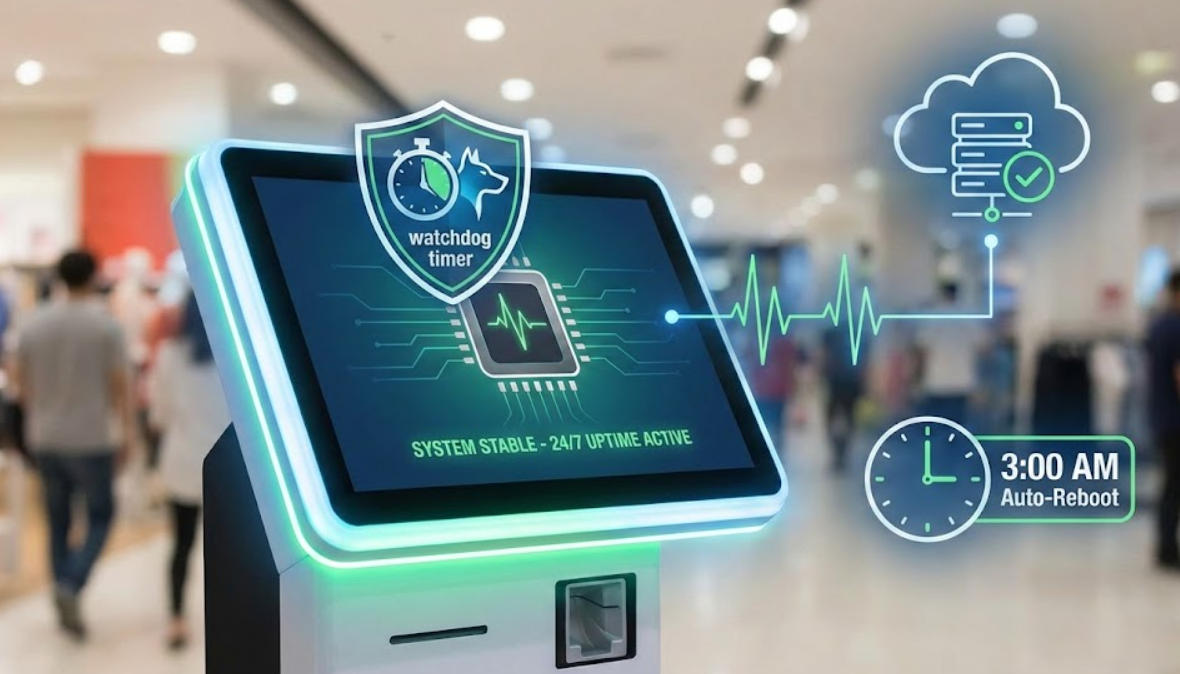 self-service kiosk stability