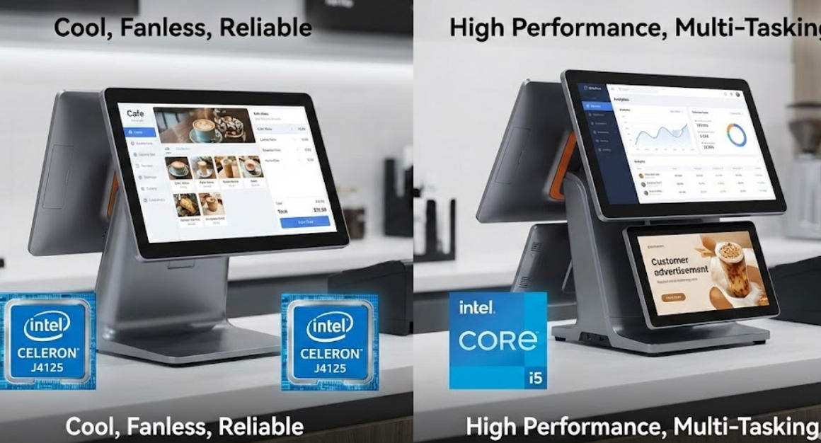 Which CPU offers the best performance for POS machines?