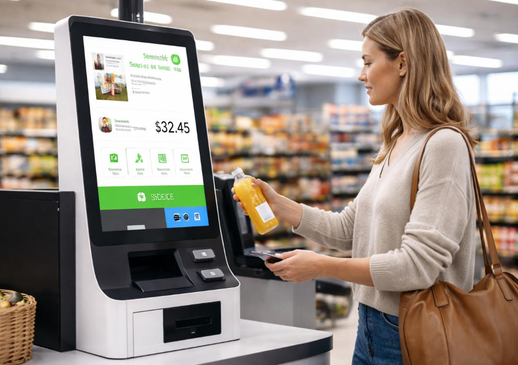 smart self service payment kiosk